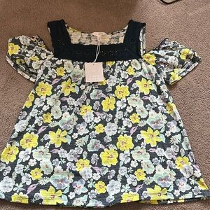 LC Lauren Conrad Floral Tank XS NWT